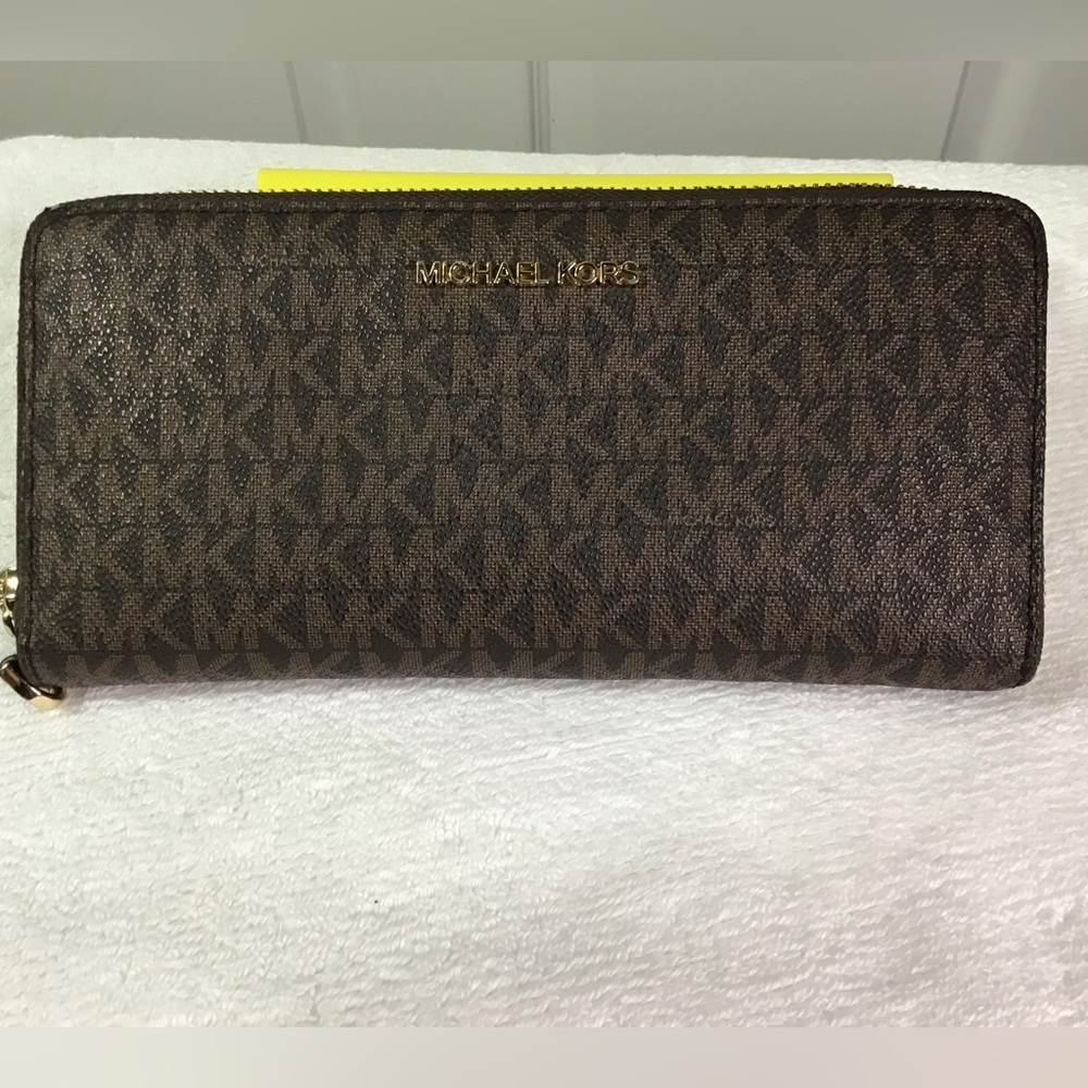 Michael Kors Brown Logo Wallet